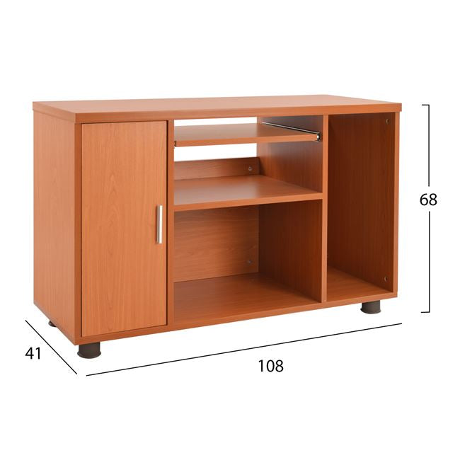 Професионален офис шкаф в цвят череша 80x40x118 см.