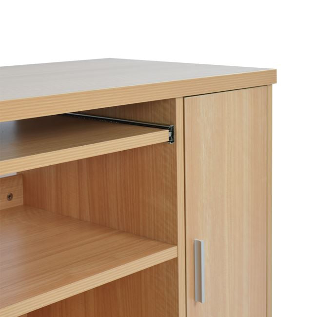 Професионален офис шкаф в цвят дъб 80x40x118 см.