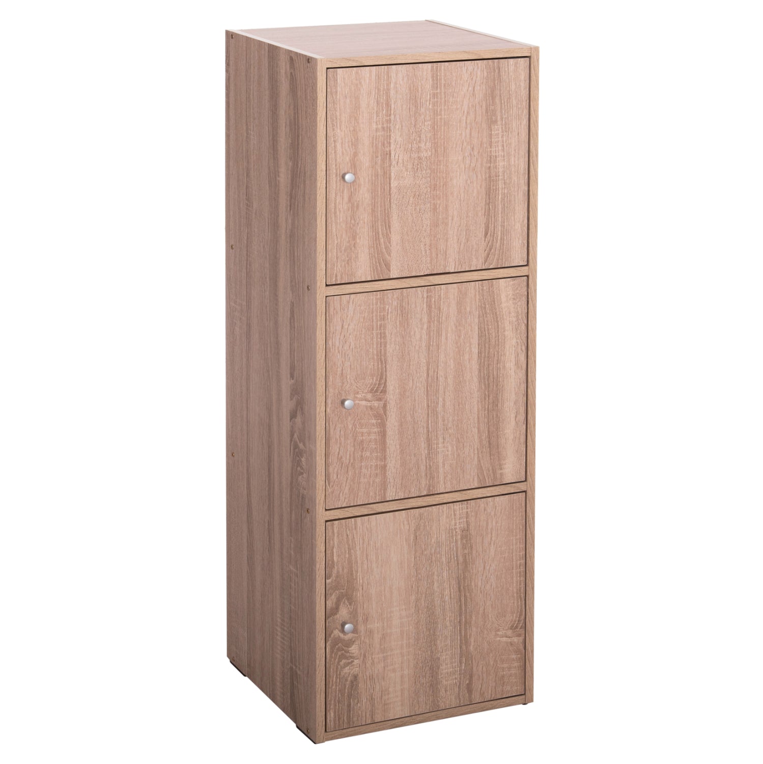 ШКАФ С 3 ОТДЕЛЕНИЯ ЗА СЪХРАНЕНИЕ SORIANO СОНОМА ДЪБ МЕЛАМИН 40x39x119Hсм.