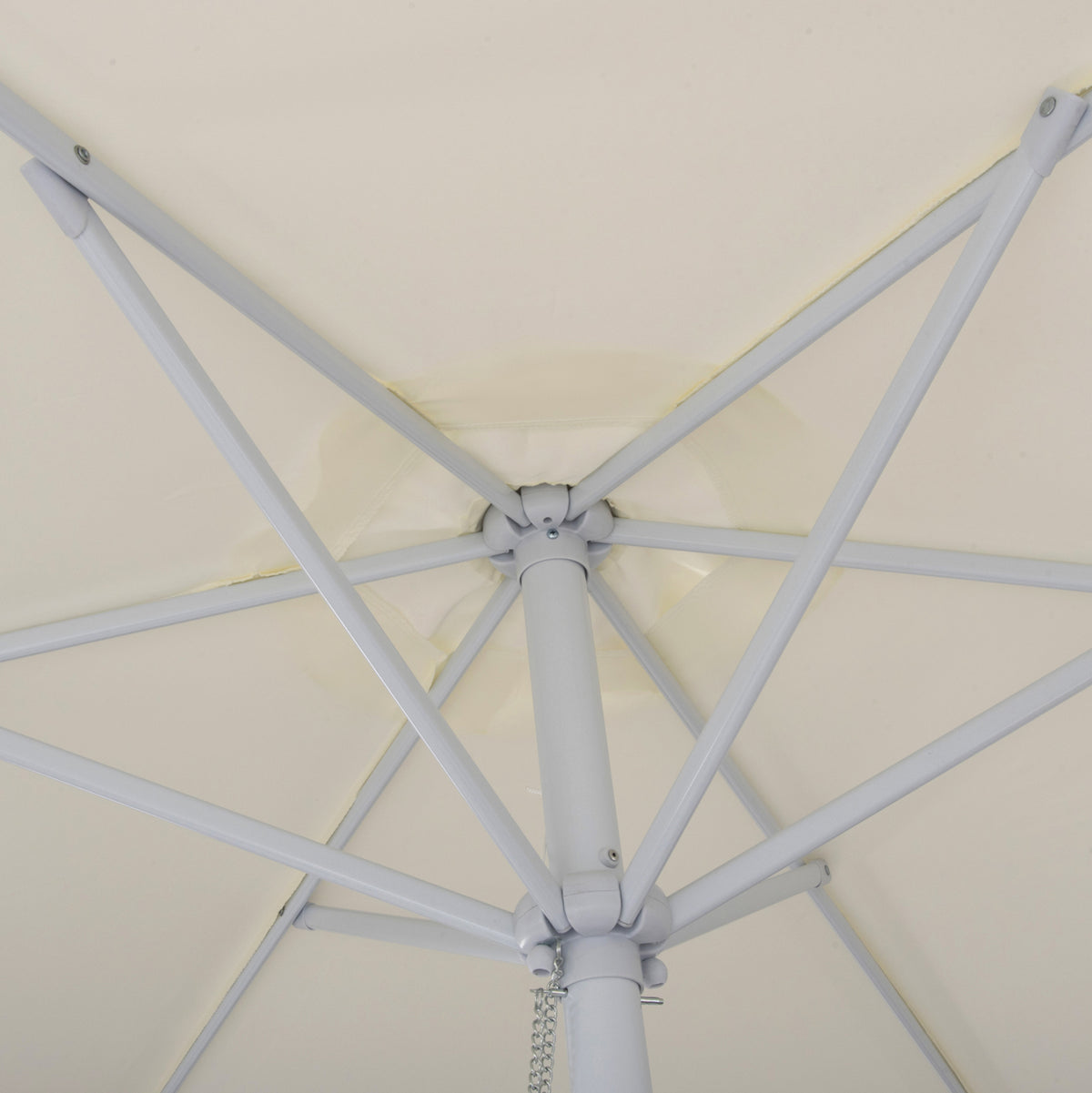 Чадър D3,00x2,50М алуминиев бежов с страничен панел