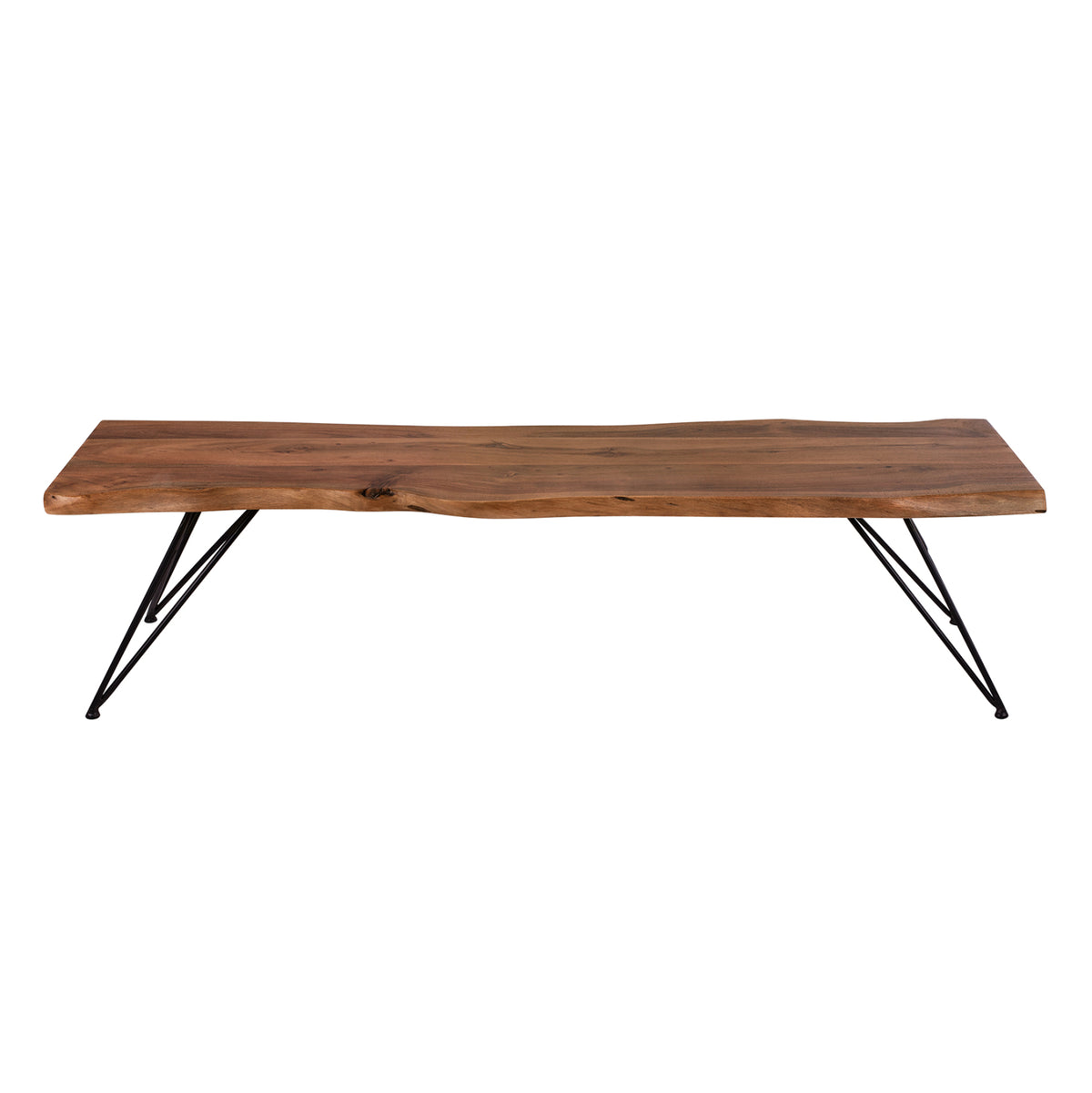 Пейка Rio от масивна акациева дървесина 178x42x45