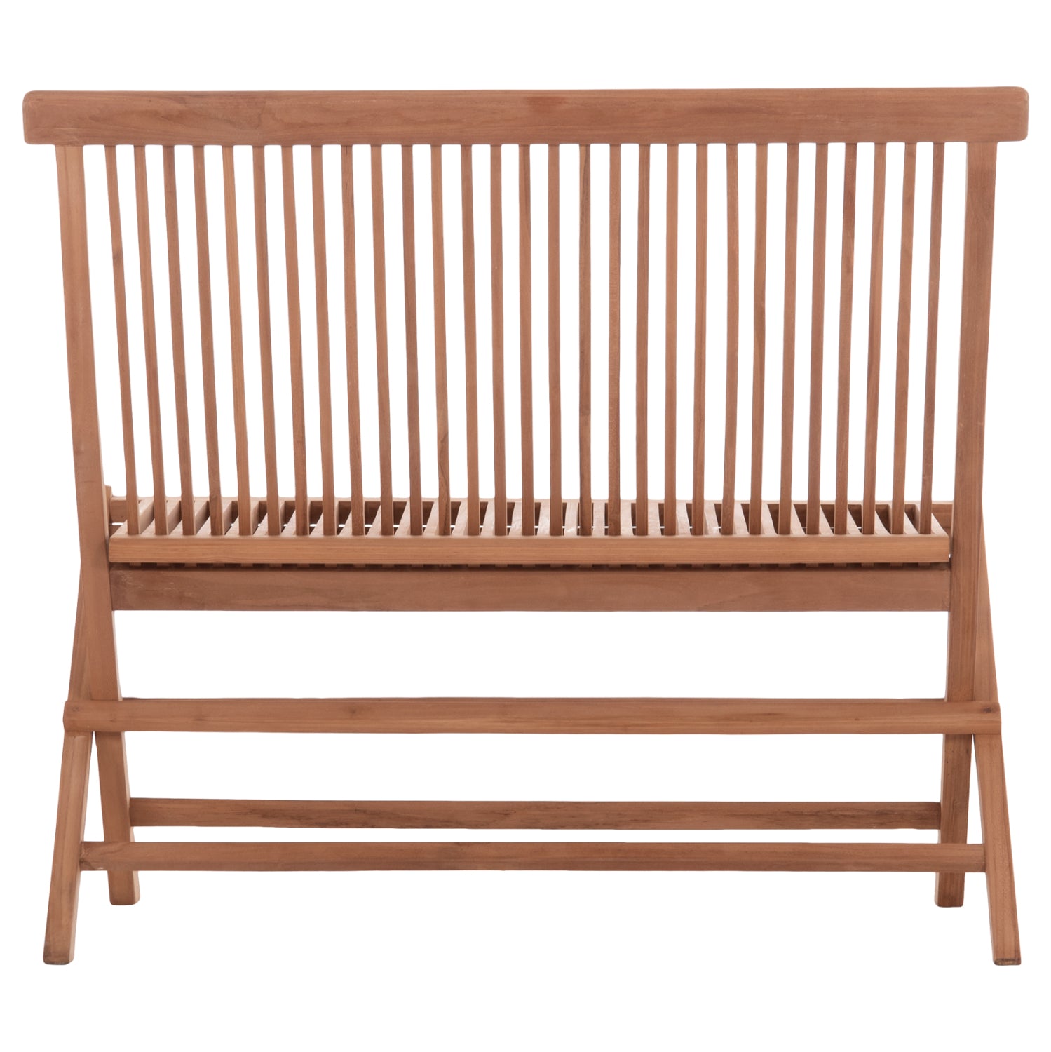 Пейка KENDALL сгъваема от тиково дърво в естествен цвят 100x47x89Hсм.