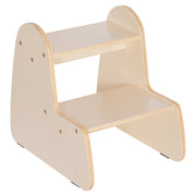 Детска стълба/стол RICKI MDF и шперплат естествен 33x43.5x40.5 см