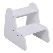 Детска стълба/стол RICKI MDF & шперплат бял 33x43.5x40.5см