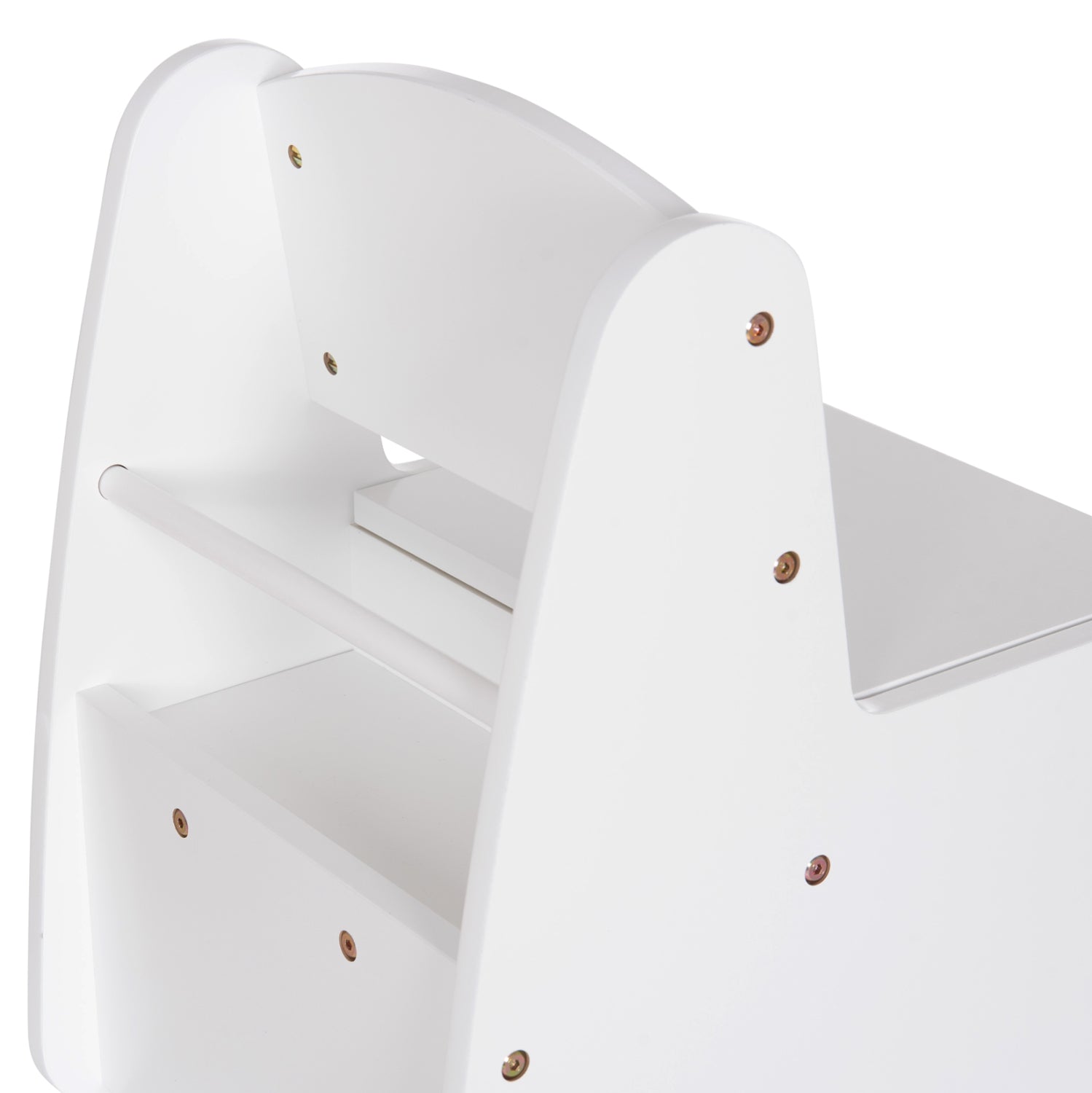 Детски стол с ракла RICKI бял 33x43x47 см