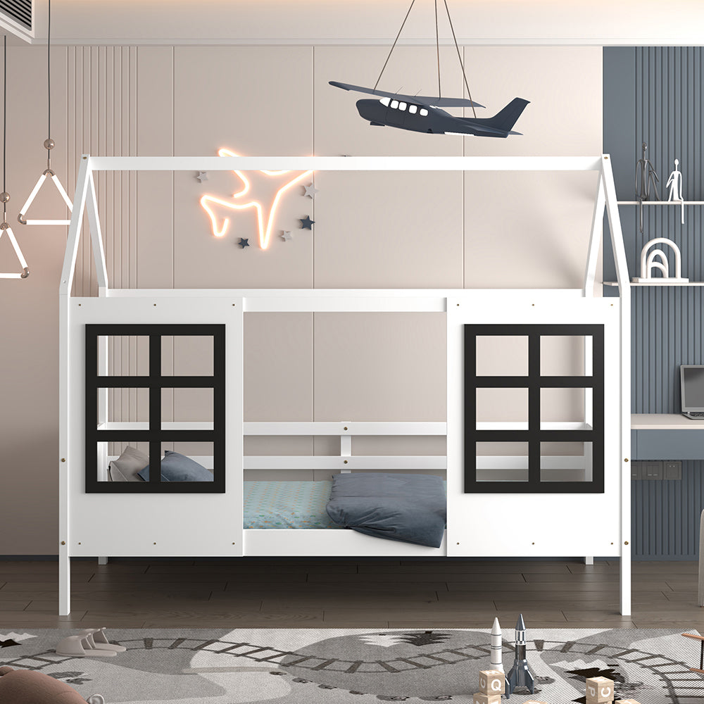 Детско Легло DOMER Montessori, Бял бор 90x190см HM742.01