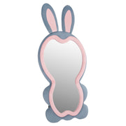 ДЕТСКО ПОДОВО ОГЛЕДАЛО BUNNY МДФ В РОЗОВО И СИНЬО-ЧЕРНА ОСНОВА 80x162см.