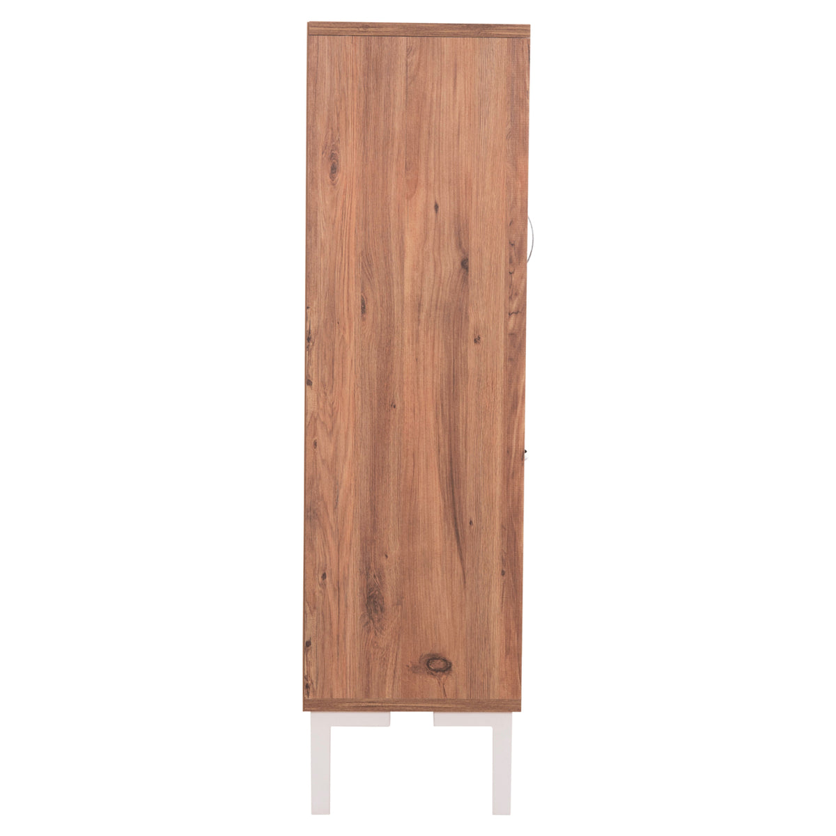 Шкаф за обувки MEDY меламин антрацит с естествени черни крака 85x30x108.5см.