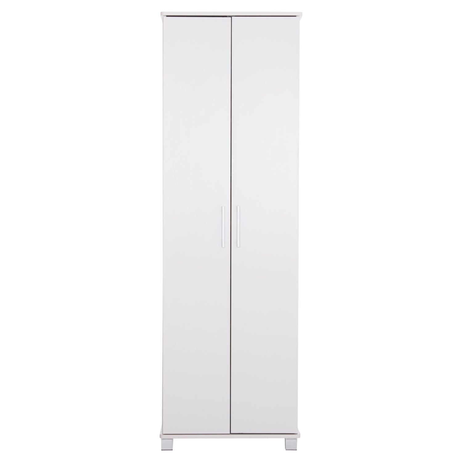 ШКАФ ЗА ОБУВКИ CLUSE МЕЛАМИН В БЯЛ ЦВЯТ 60x36.5x186.5Hсм.