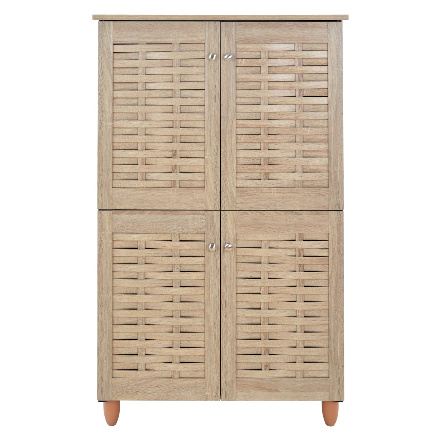 Шкаф за обувки Дървен 4 врати Sonama 77x34x123