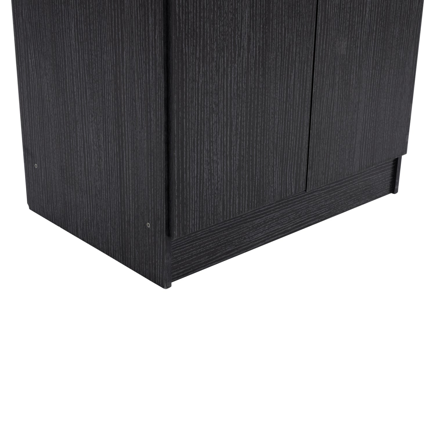 Дървен шкаф за обувки с 6 рафта 60x43x180.5 см Zebrano