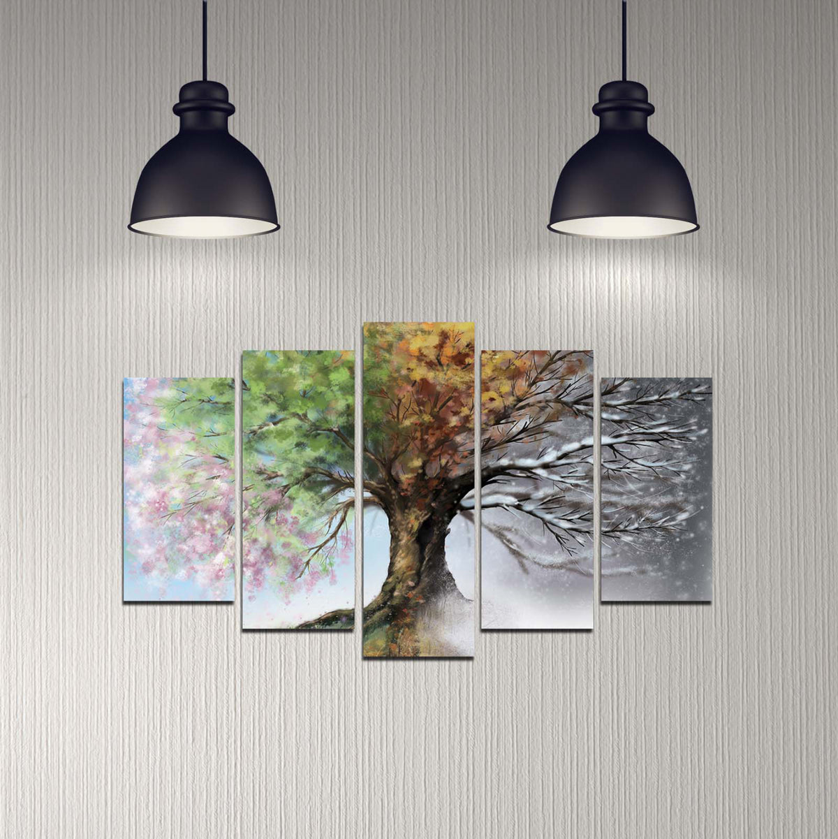 MDF картина Четири сезона 100x60x0,3 см.