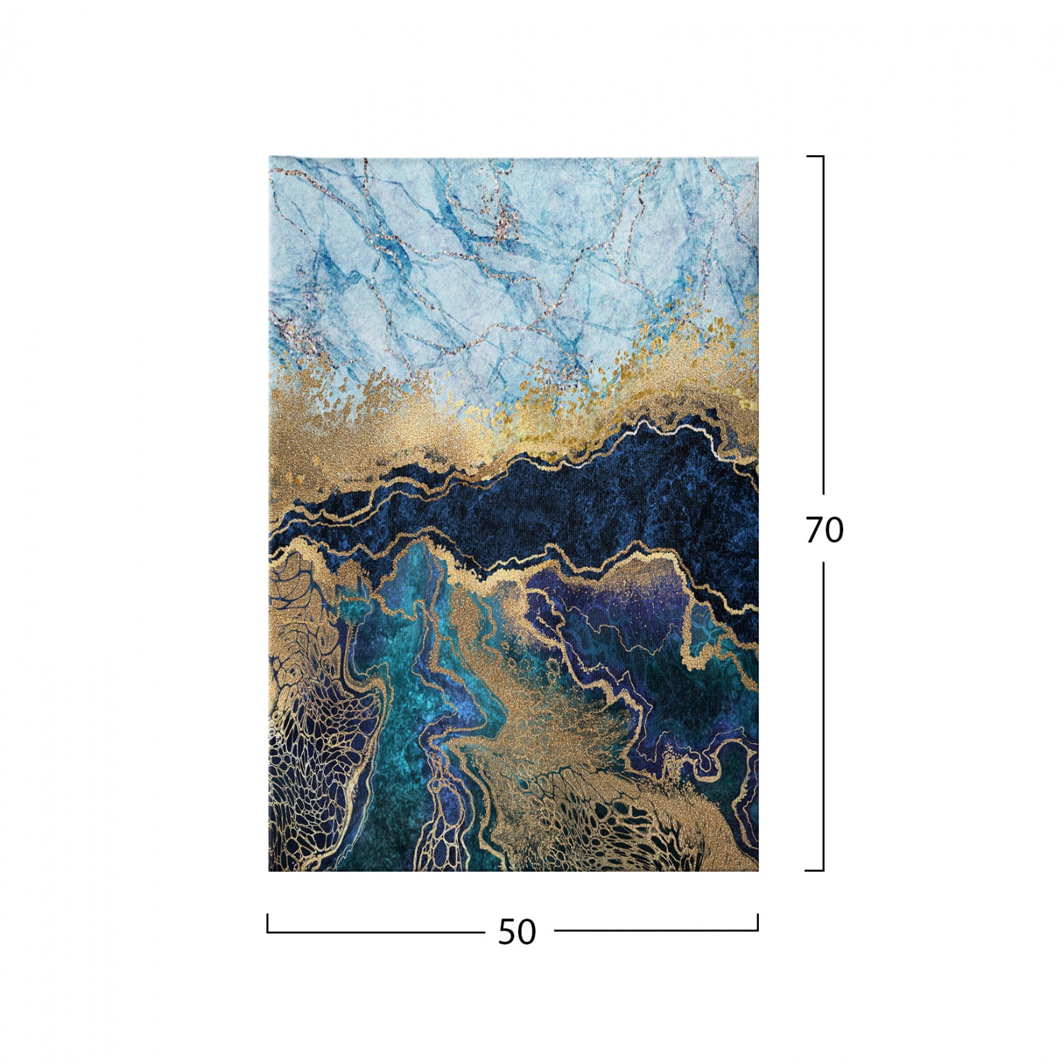 Платно картина Мраморен ефект 50X3X70 см.