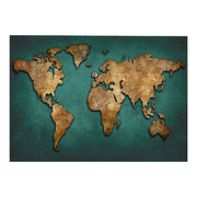 Платно картина Световна карта 100X3X70 см.