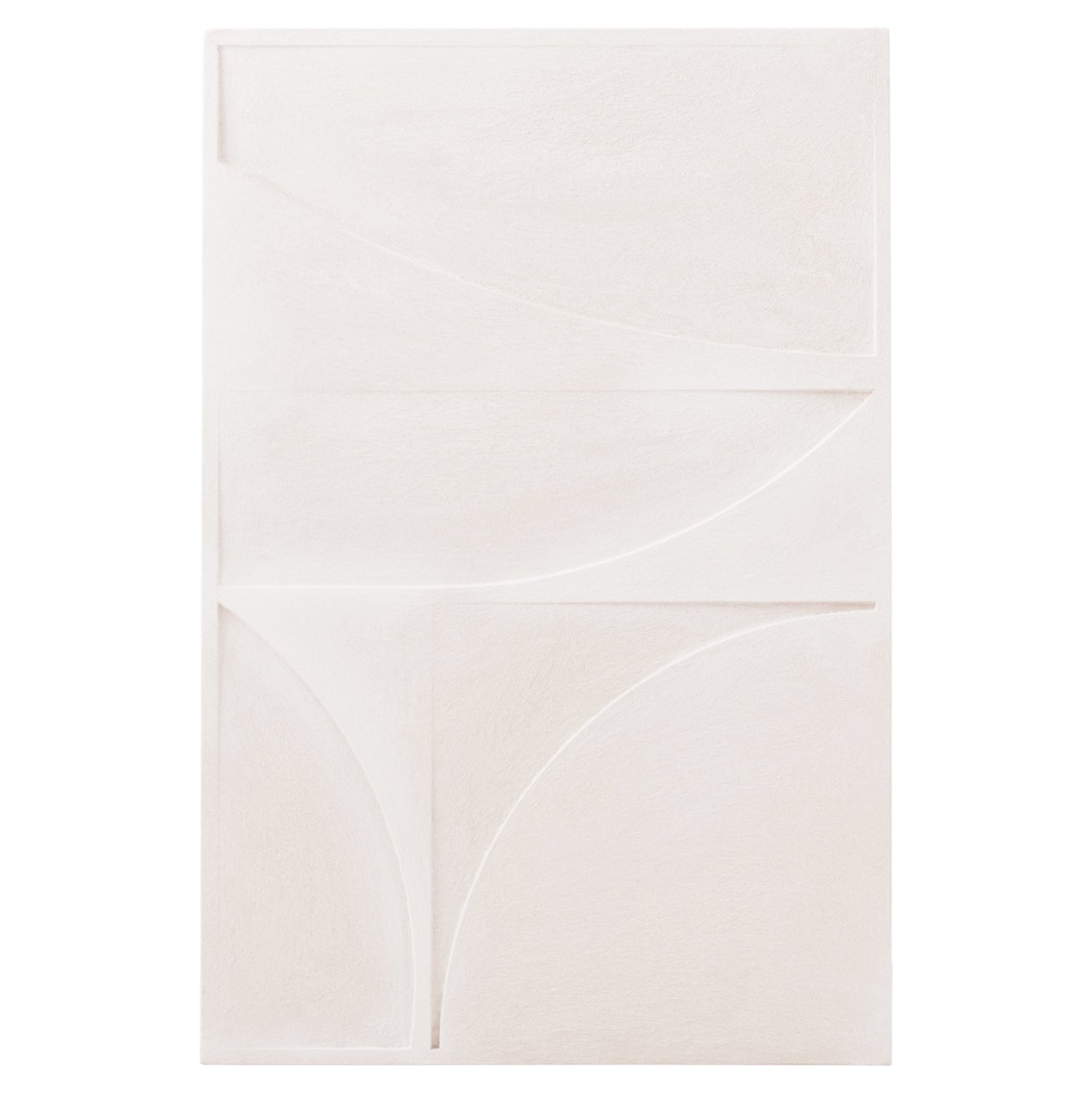 Стенен декоративен панел серия SANTORINI MDF в цвят екрю 80x4(дебелина)x120Hсм.