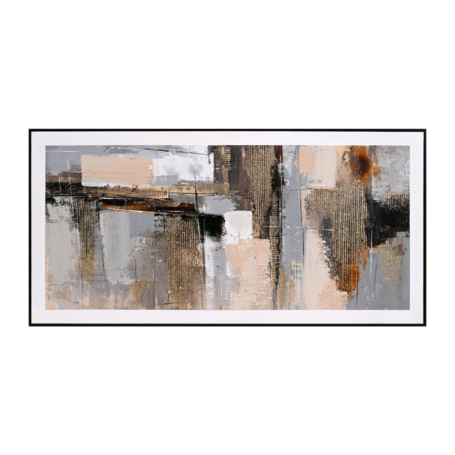 СТЕННА КАРТИНА SEDIMENT ЧЕРНА PS РАМКА-ПЛАТНО 142x4.5x72Hсм.