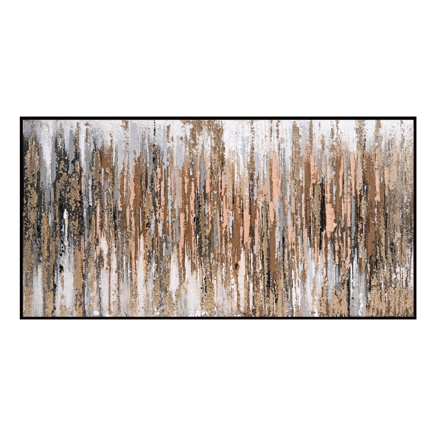СТЕННА КАРТИНА SEDIMENT ЧЕРНА PS РАМКА-ПЛАТНО 142x4.5x72Hсм.