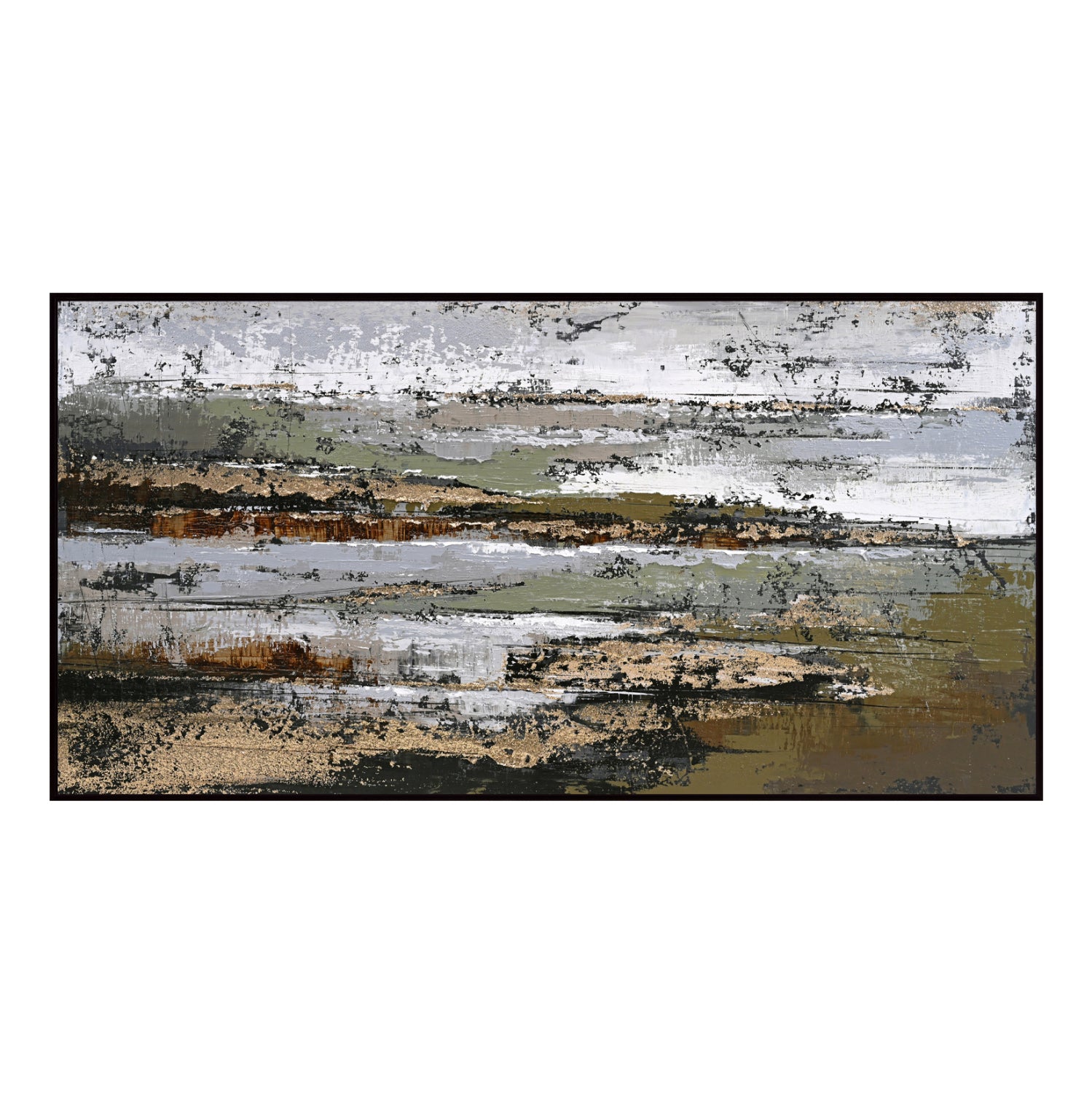 СТЕННА КАРТИНА SEDIMENT ЧЕРНА PS РАМКА-ПЛАТНО 142x4.5x72Hсм.
