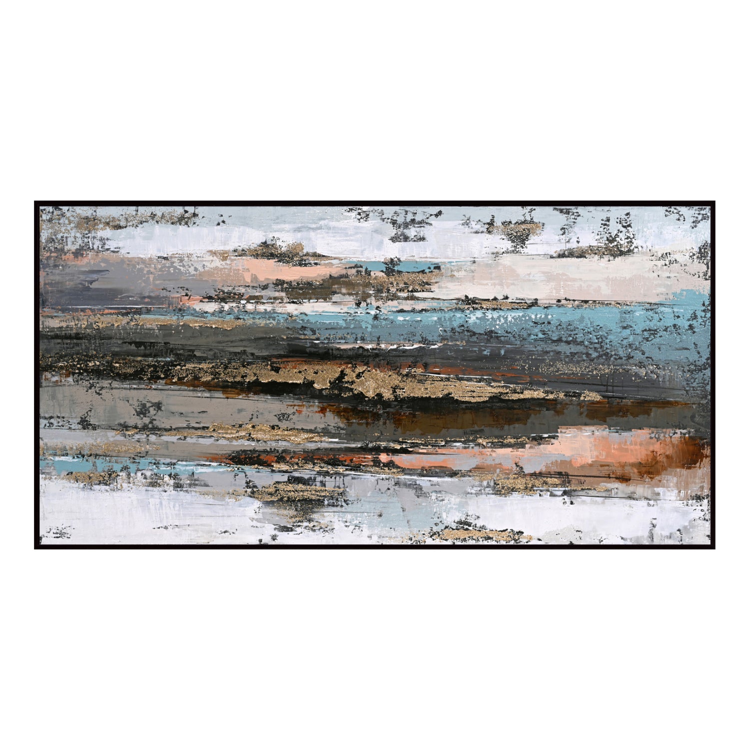 СТЕННА КАРТИНА SEDIMENT ЧЕРНА PS РАМКА-ПЛАТНО 142x4.5x72Hсм.