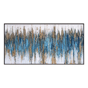 СТЕННА КАРТИНА SEDIMENT (СИНЬО) БЕЖОВА PS РАМКА-ПЛАТНО 142x4.5x72Hсм.