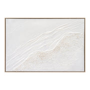 СТЕННА КАРТИНА SEDIMENT С БЕЖОВА PS РАМКА-ПЛАТНО С ОТТЕНЪЦИ НА БЯЛО 92x4,5x62Hсм.