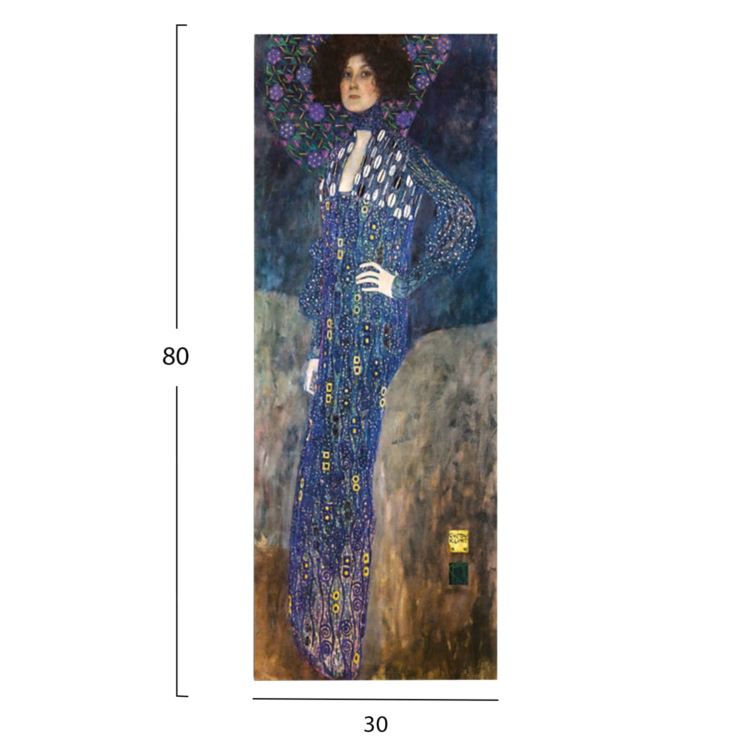 СТЕННА КАРТИНА СЕРИЯ GOBI ПЕЧАТАН КАНВАС 30x3(дебелина)x80Всм.