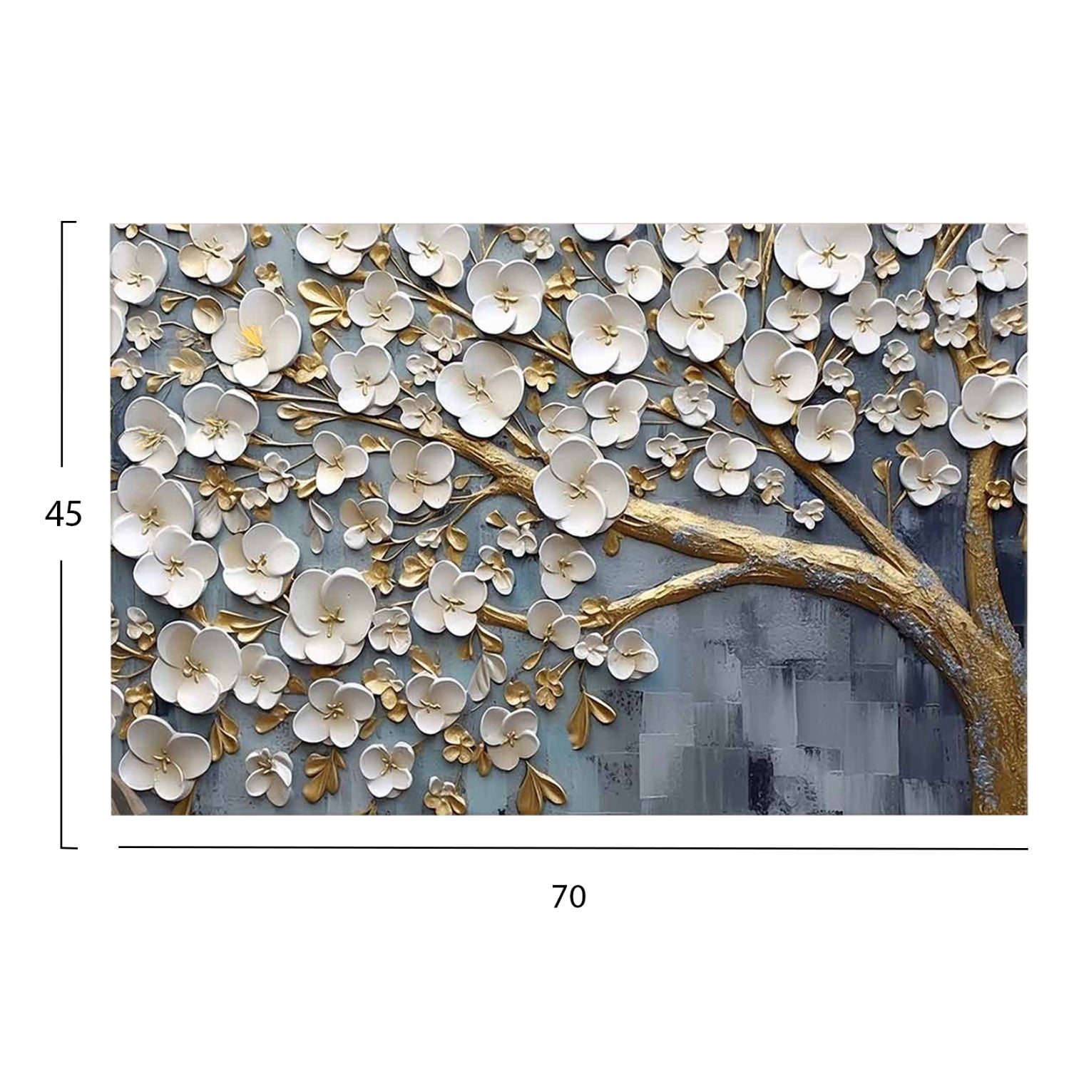 Картина за стена серия GOBI печатно платно 70x2,8(дебелина)x45Всм.