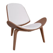 Фотьойл Superior P., естествен цвят, бели възглавници PU 89x83x76 см