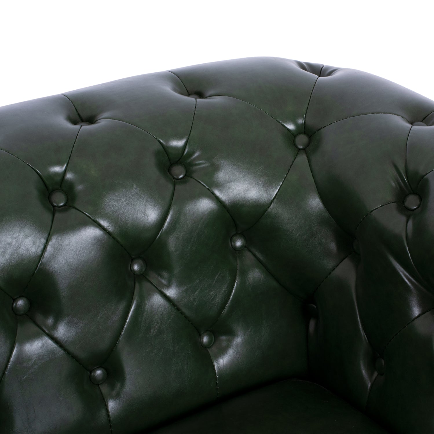 Фотьойл T. Chesterfield POLINA кипарис зелено PU 106x87x70H см.