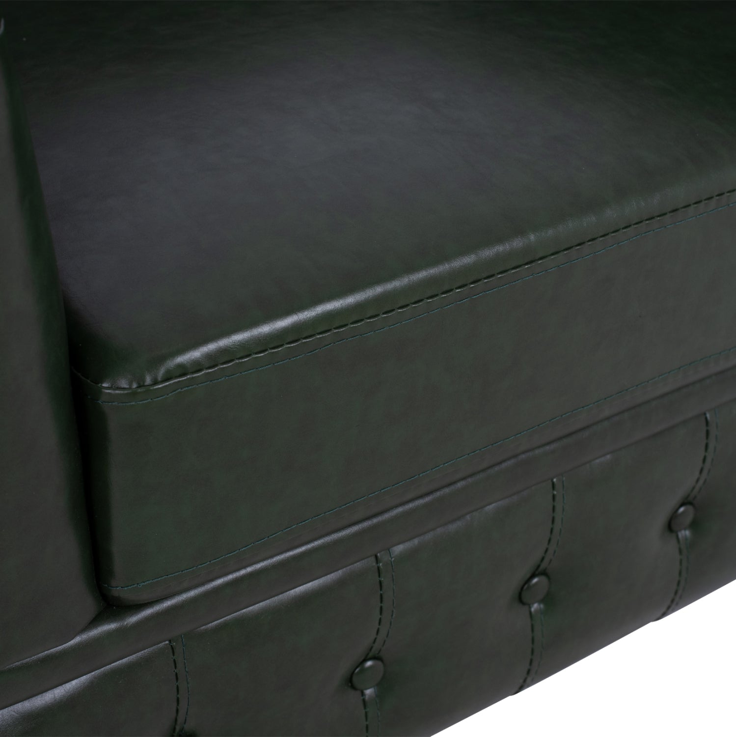 Фотьойл T. Chesterfield POLINA кипарис зелено PU 106x87x70H см.