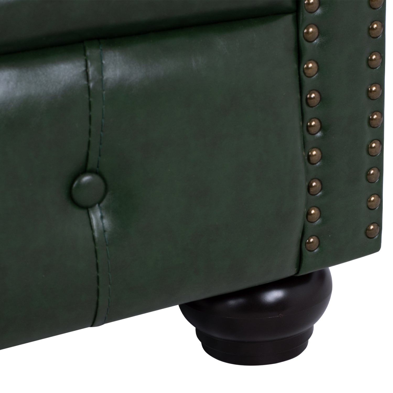 Фотьойл T. Chesterfield POLINA кипарис зелено PU 106x87x70H см.