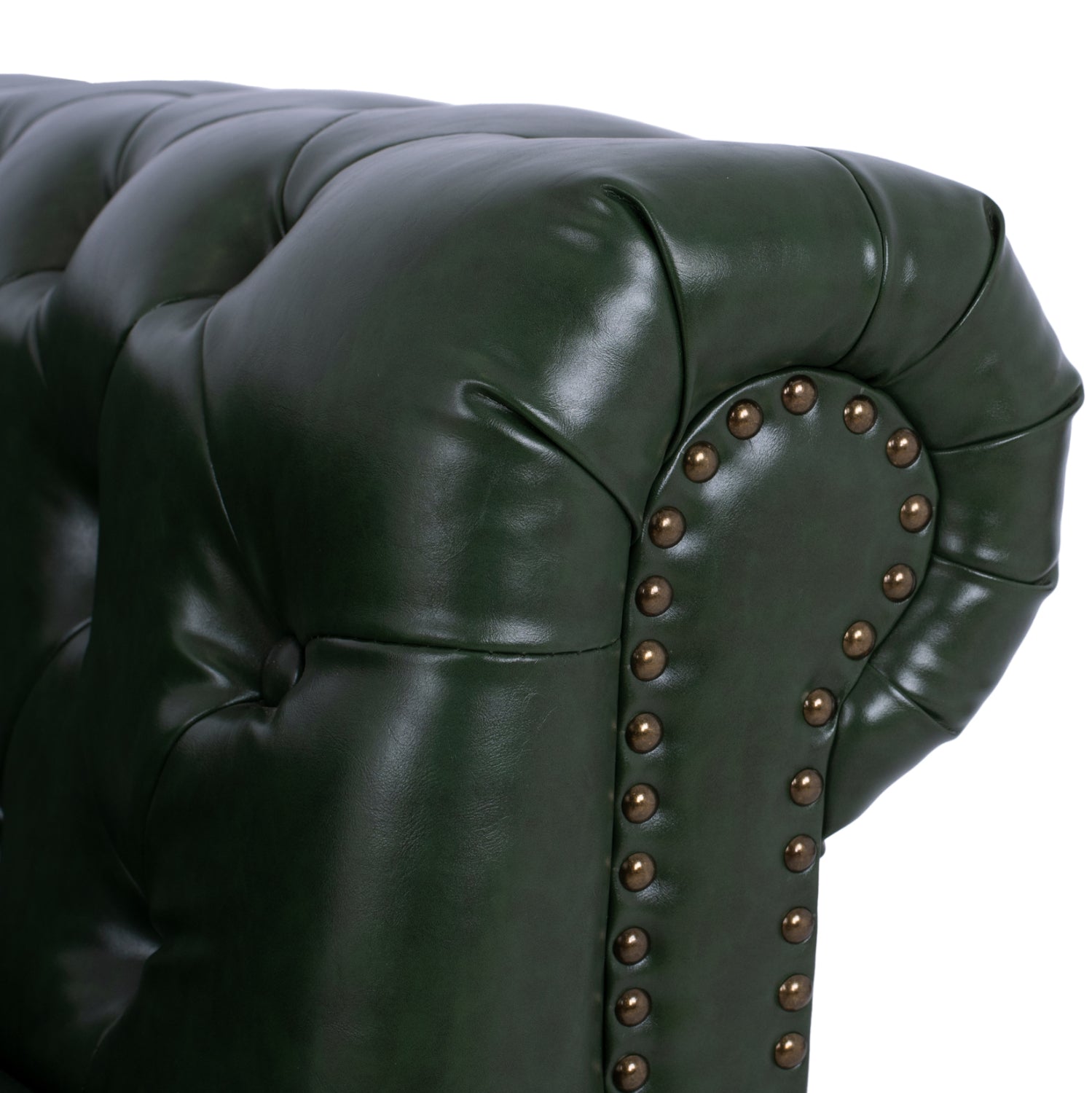 Фотьойл T. Chesterfield POLINA кипарис зелено PU 106x87x70H см.