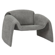 Фотьойл LAFORGE сив букле плат-метална рамка 100x83x66Hсм.