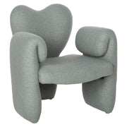 Трапезен фотьойл HARTT в шам-фъстък зелено TEDDY плат 84x74x87Hcm.