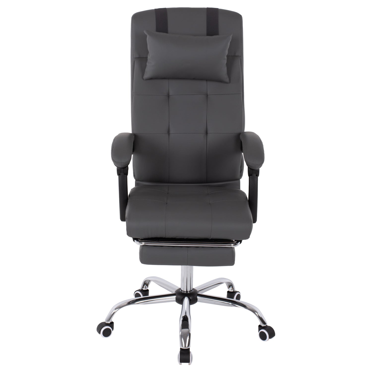 ОФИС СТОЛ EXECUTIVE СИВ СЪС СГЪВАЕМ ПОДЛАКЪТНИК 58x71x128см Височина