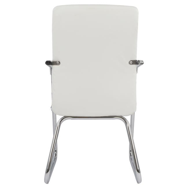 Конферентен стол Бял 55,5x67,5x94 см