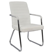 Конферентен стол Бял 55,5x67,5x94 см