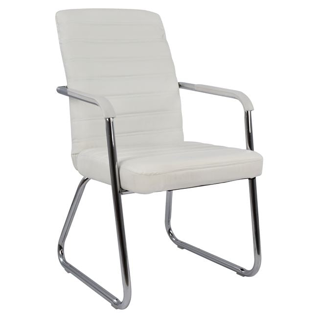 Конферентен стол Бял 55,5x67,5x94 см