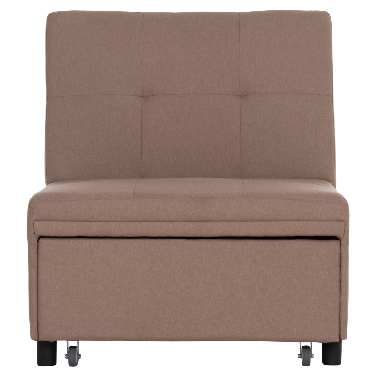 Кресло легло LIBRE бежов плат 75x106x87Hcm