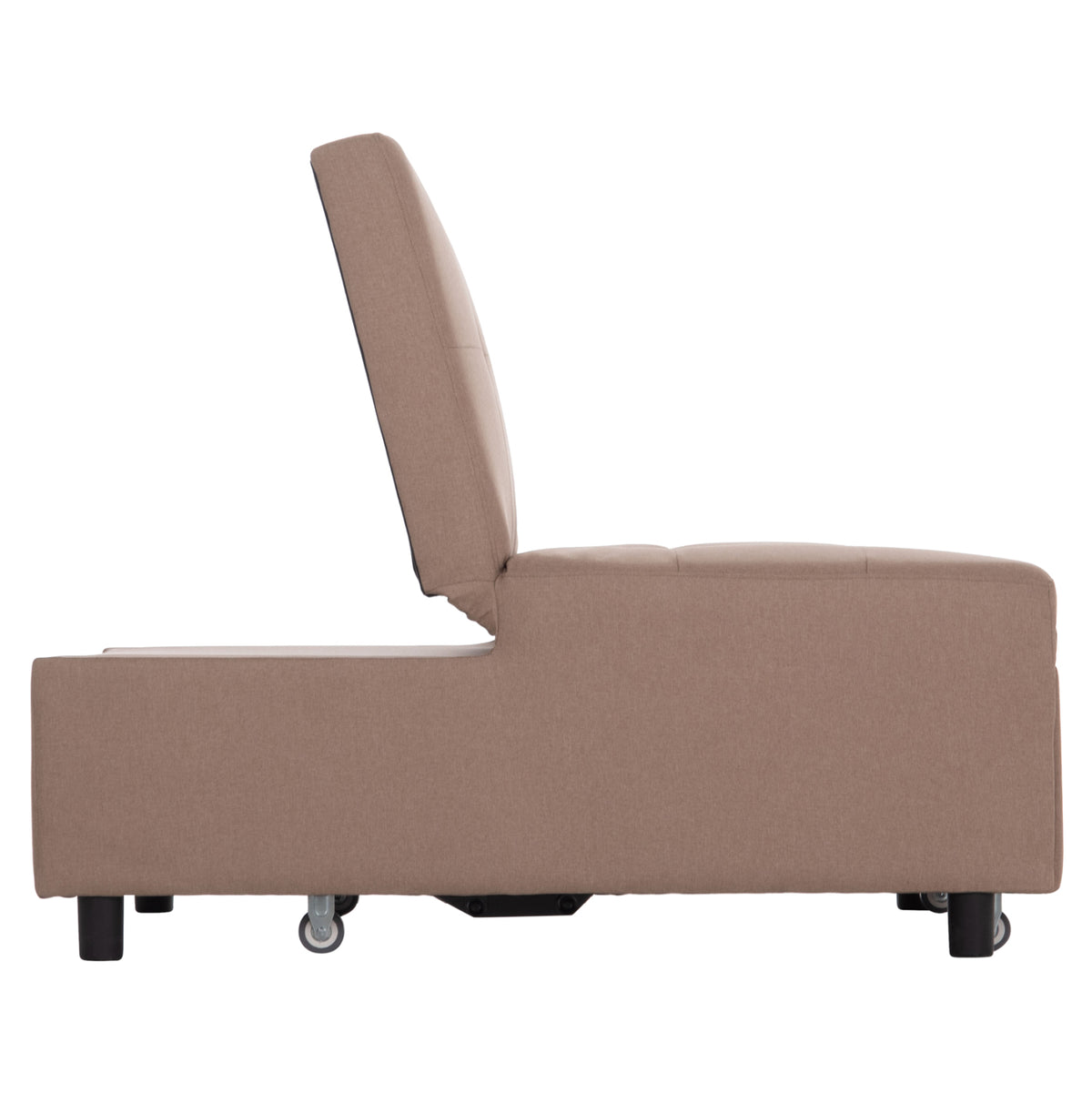 Кресло легло LIBRE бежов плат 75x106x87Hcm
