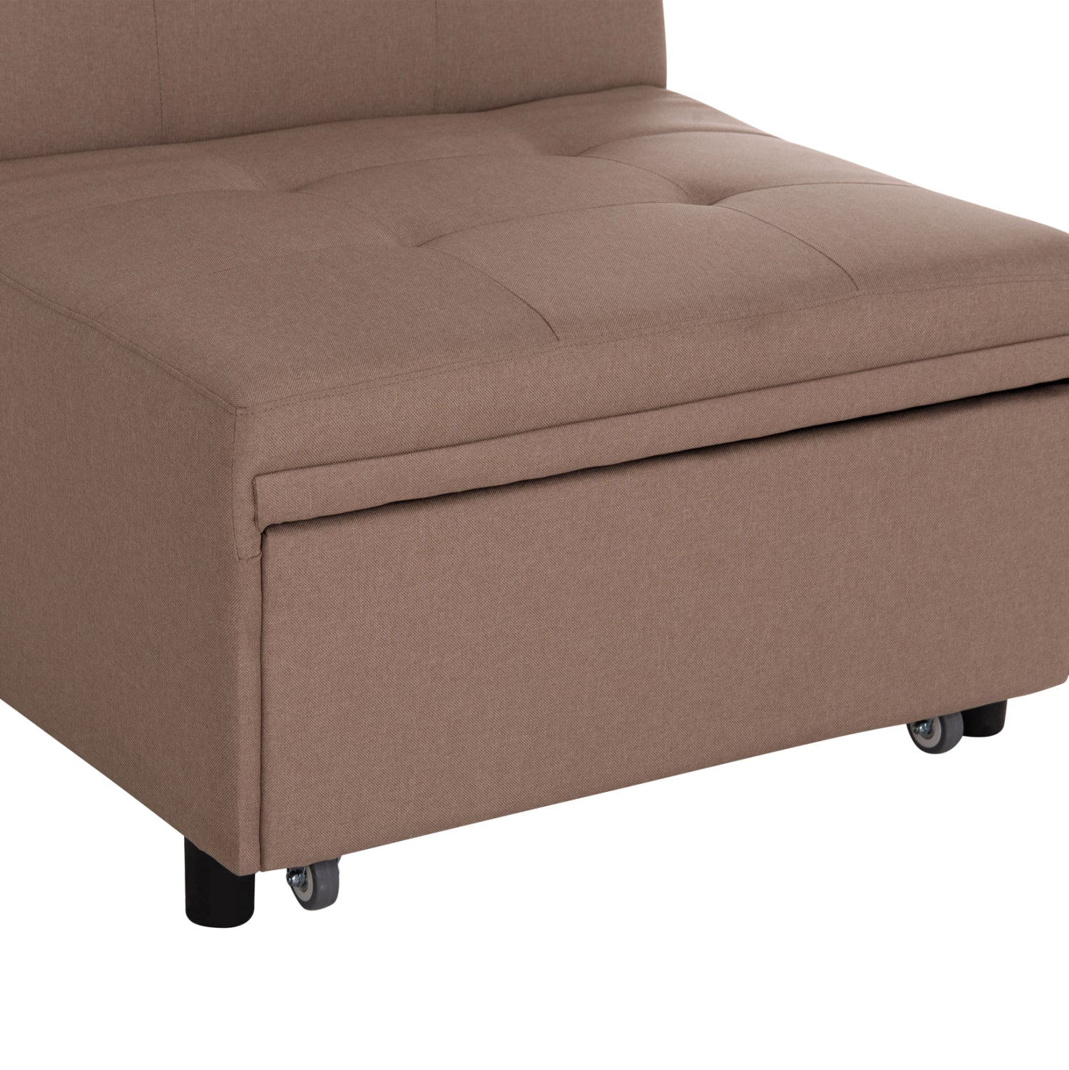 Кресло легло LIBRE бежов плат 75x106x87Hcm