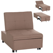 Кресло легло LIBRE бежов плат 75x106x87Hcm