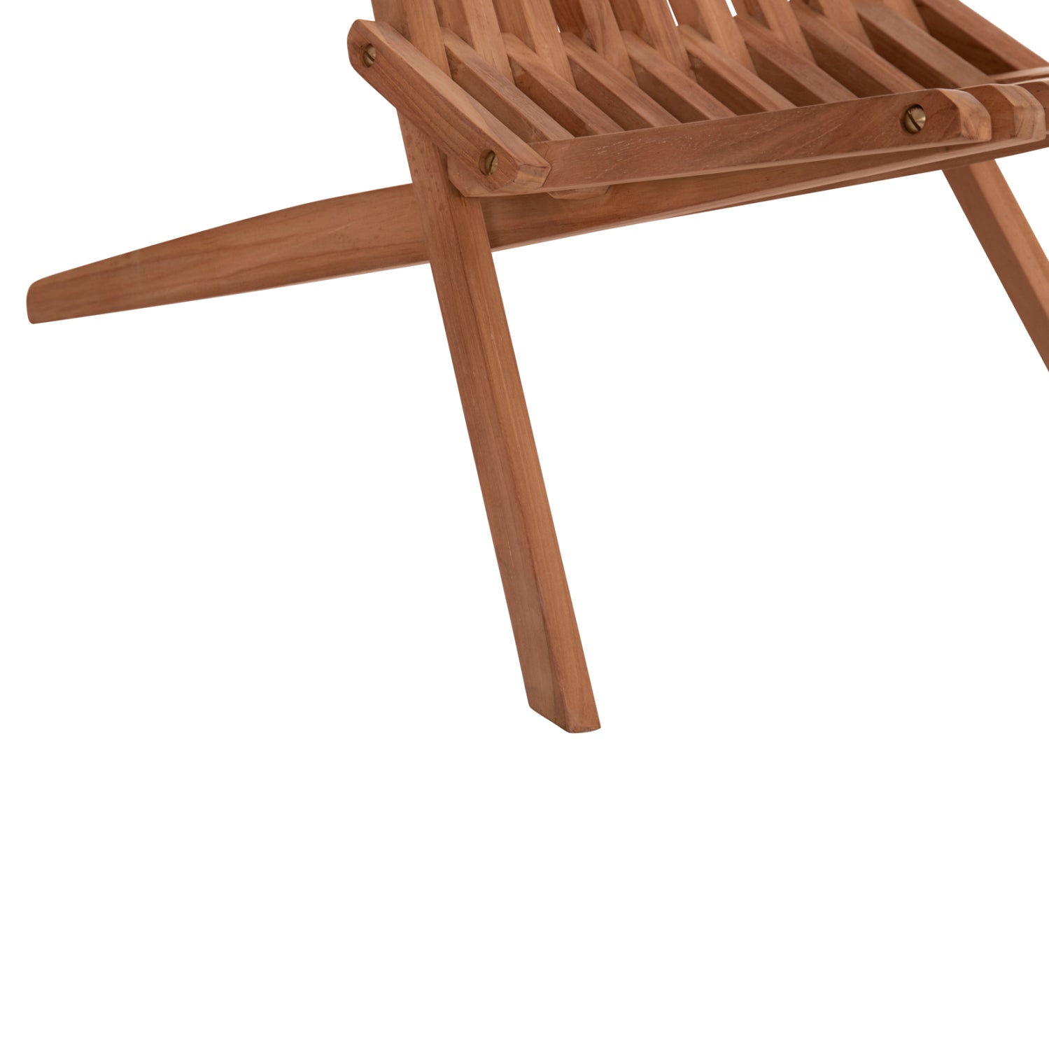 ШЕЗЛОНГ СГЪВАЕМ SHIGAO ТИКОВА ДЪРВЕСИНА--ЕСТЕСТВЕН ЦВЯТ 61x88.5x89Hсм.