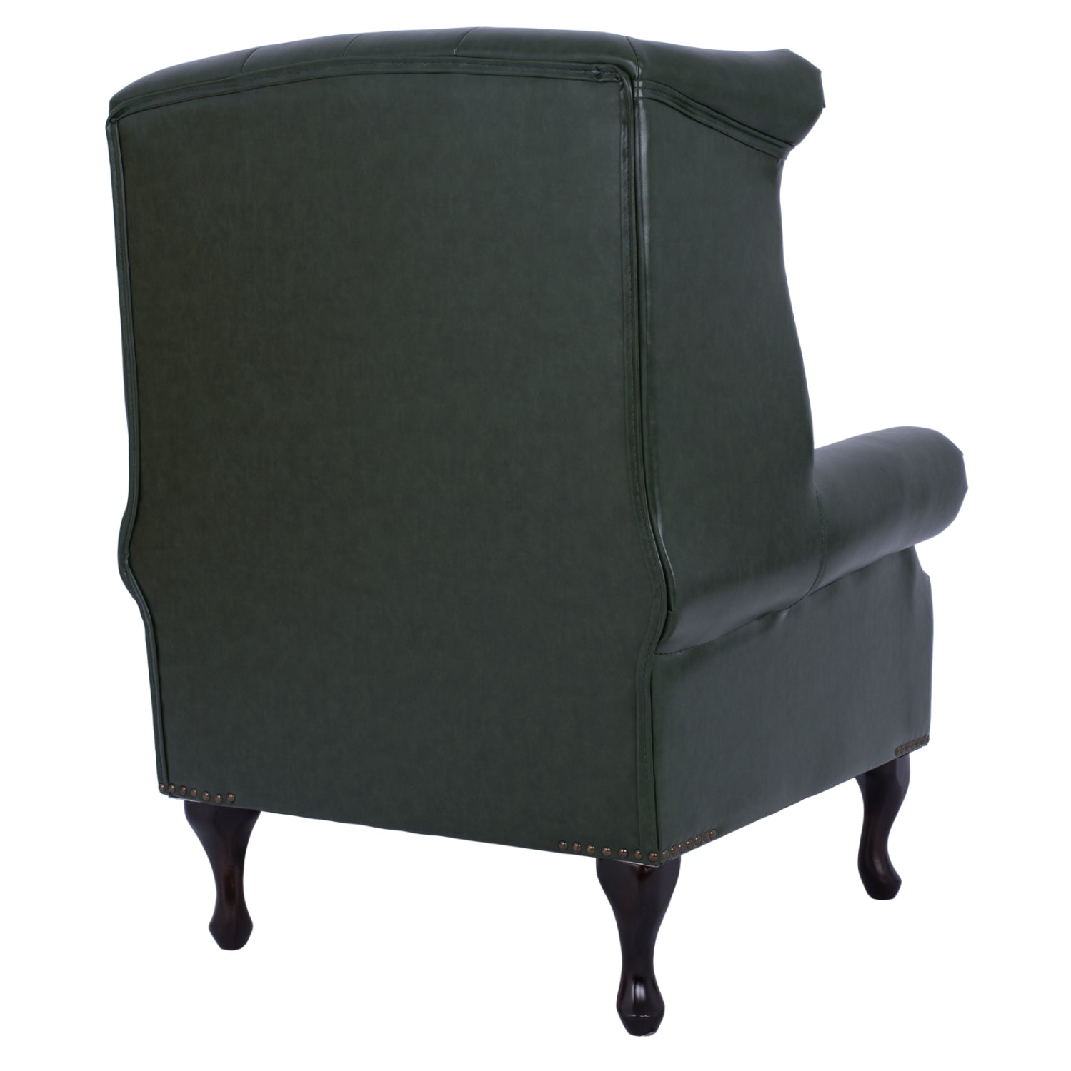 Фотьойл тип Chesterfield Polina,, кипарис зелено PU 83x79x104 см