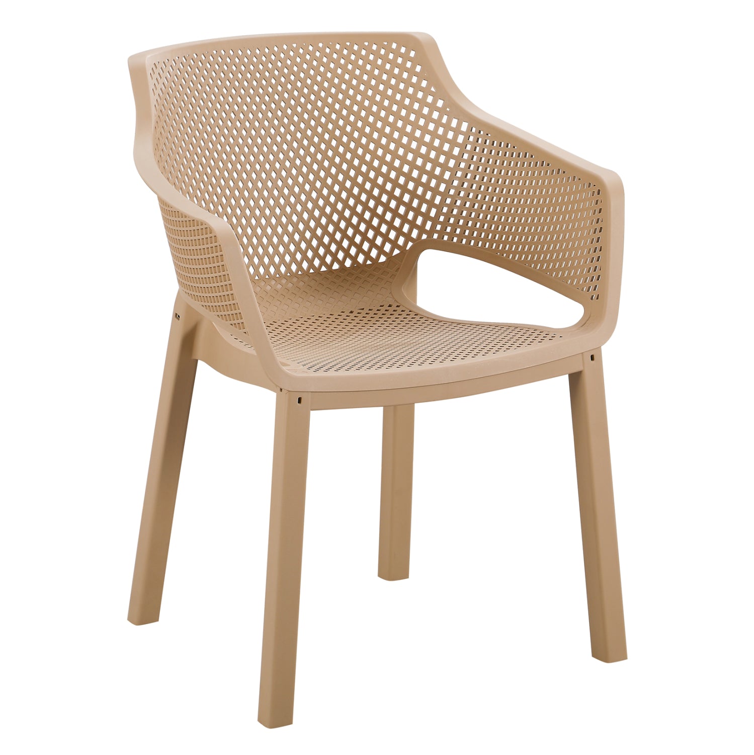 ПОЛИПРОПИЛЕНОВ ТРАПЕЗЕН ФОТЬОЙЛ PEGGY КАПУЧИНО 60x55x79Hсм.