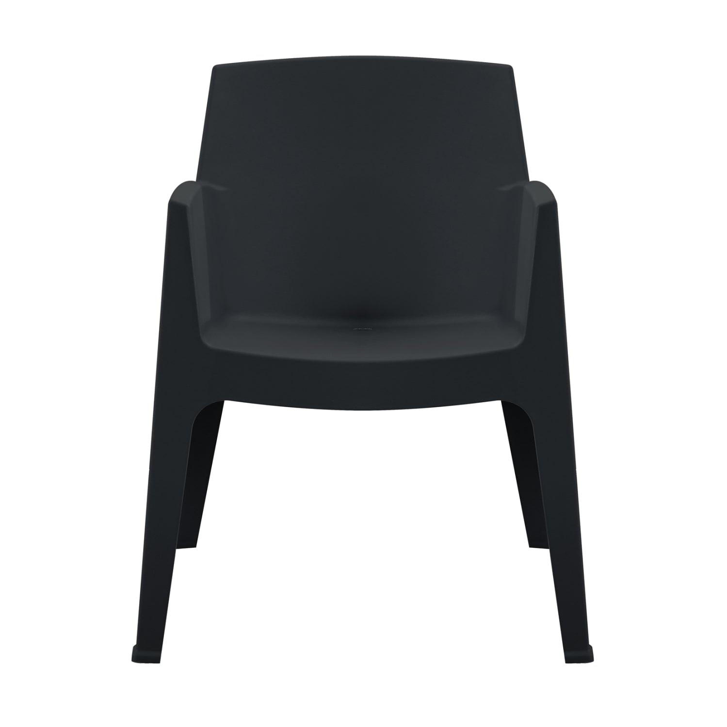 Полипропиленов фотьойл SLEEK черен 68x63x82.5см