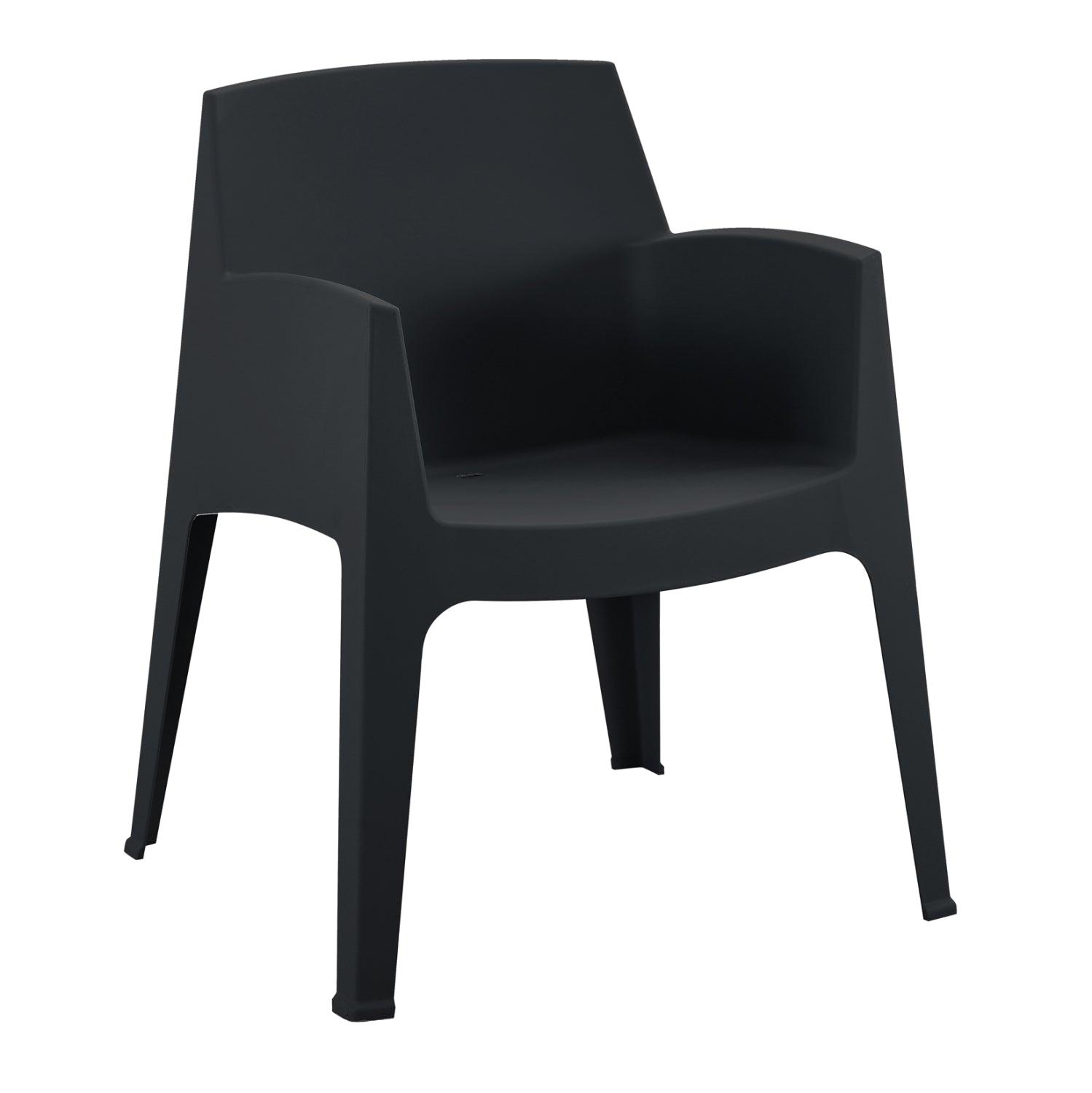 Полипропиленов фотьойл SLEEK черен 68x63x82.5см