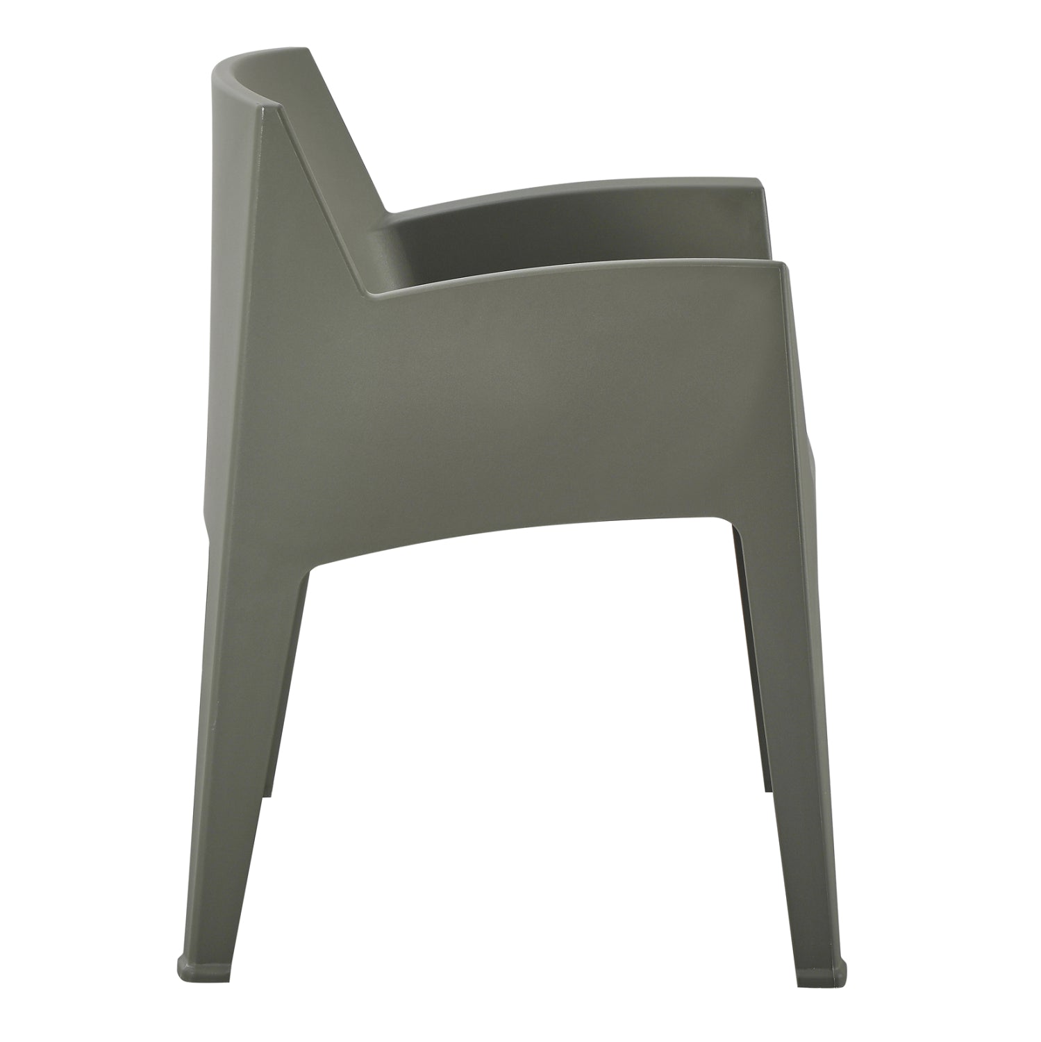 Полипропиленов фотьойл SLEEK тъмнозелен 68x63x82.5см