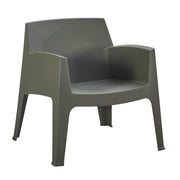 ПОЛИПРОПИЛЕНОВ ЛАУНДЖ ФОТЬОЙЛ SLEEK ТЪМНО ЗЕЛЕНО-МАСЛИНОВО 62x68x73Hсм.