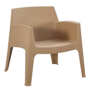 ПОЛИПРОПИЛЕНОВ ЛАУНДЖ ФОТЬОЙЛ SLEEK КАПУЧИНО 62x68x73Hсм.